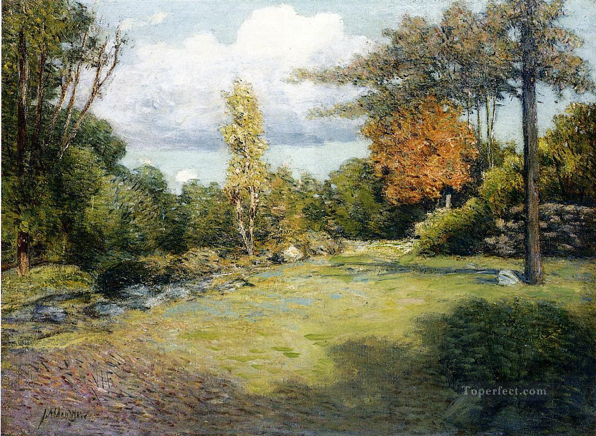Autumn Days impressionist landscape Julian Alden Weir Oil Paintings